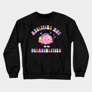 Autism Awareness Month Learning Disorder Disabilities  SPED Teacher Crewneck Sweatshirt